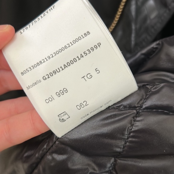 Authentic Moncler Genius Black Moncler Fragment Rassos Bomber Down Jacket - Picture 16 of 16